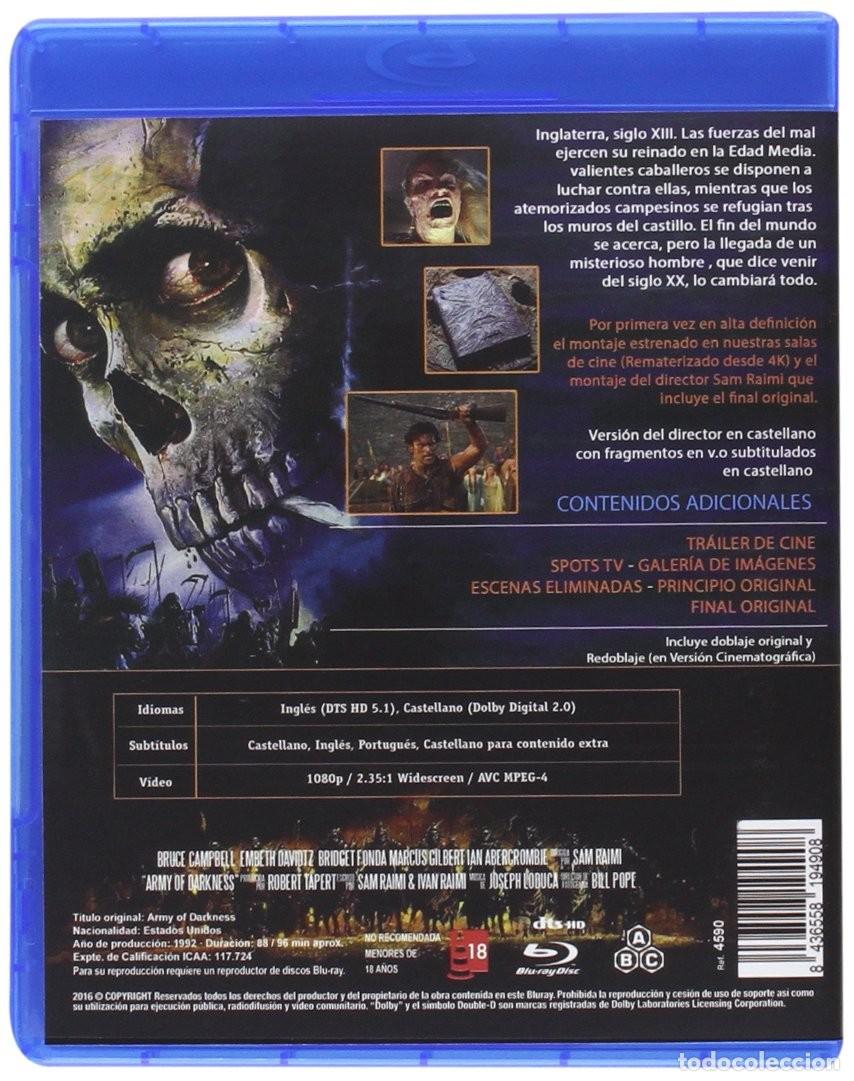 Cine: EL EJERCITO DE LAS TINIEBLAS en BLURAY - Foto 2