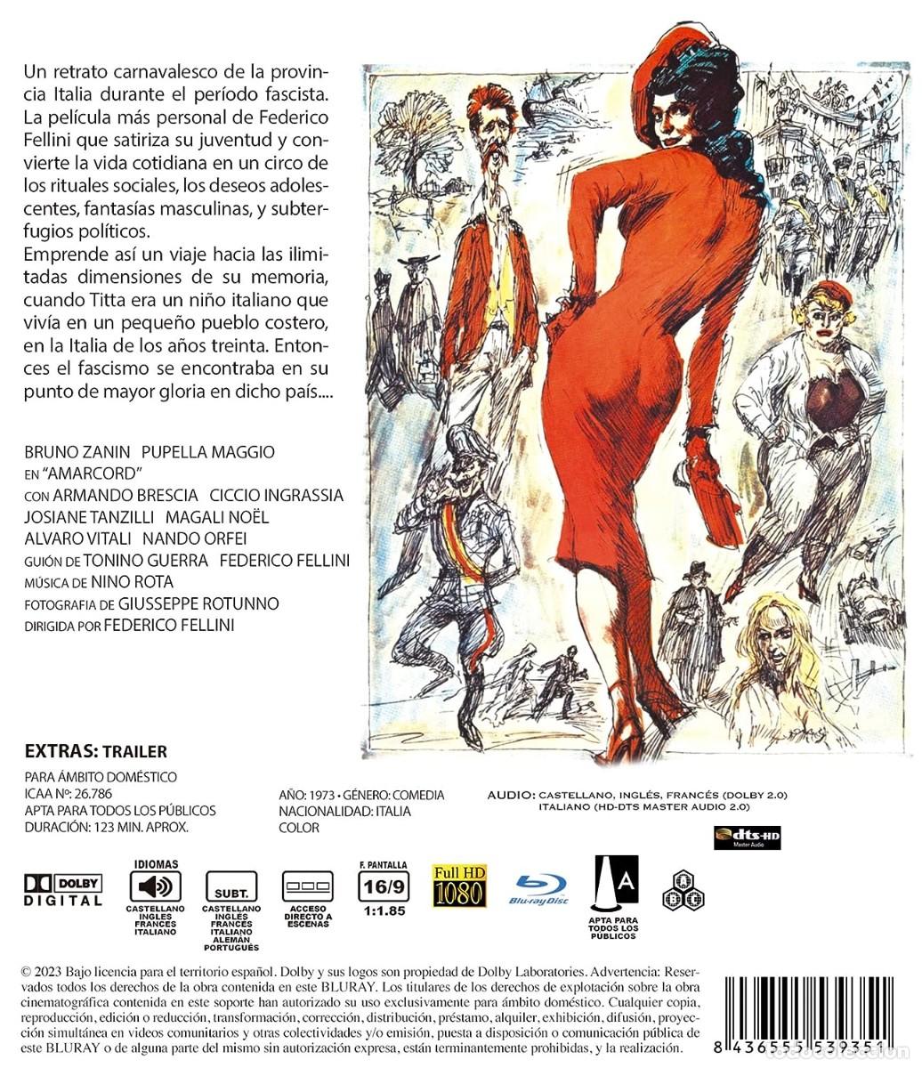 Cine: Amarcord 1973 BLU-RAY - Foto 2