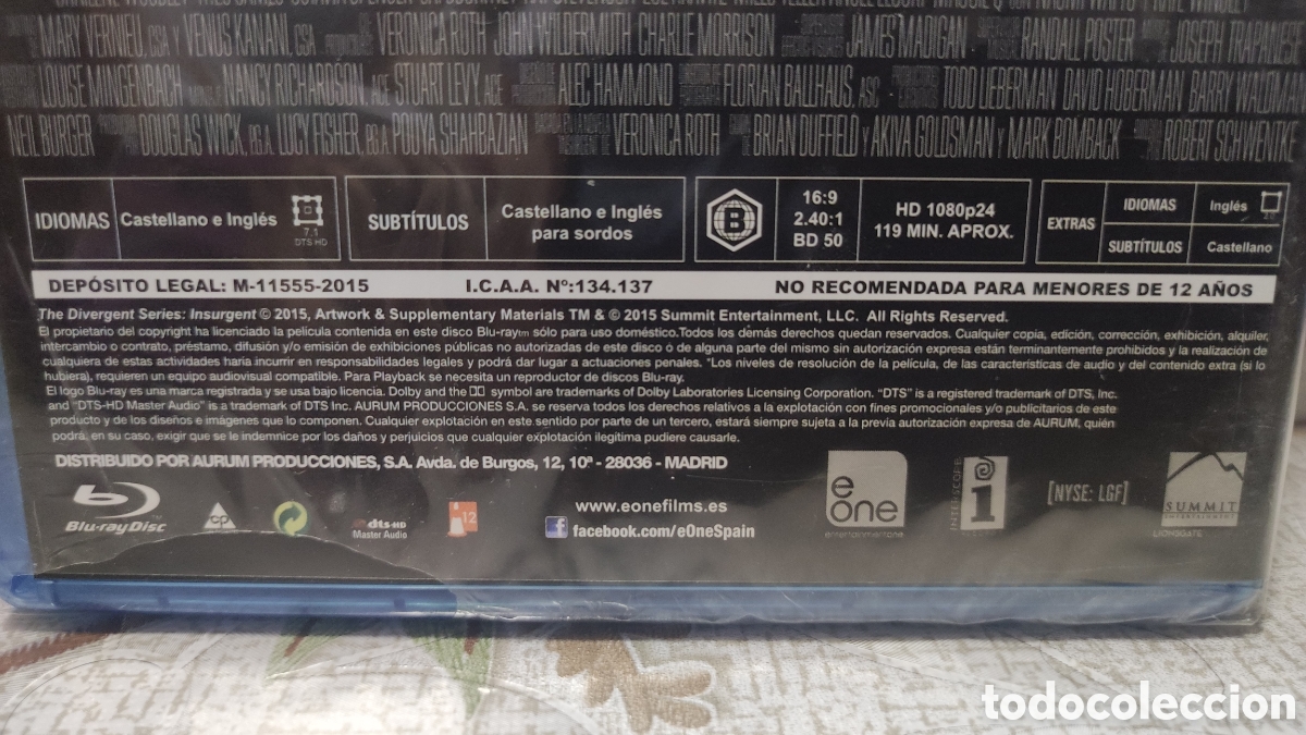 Cine: Insurgente Blu-ray - Foto 3