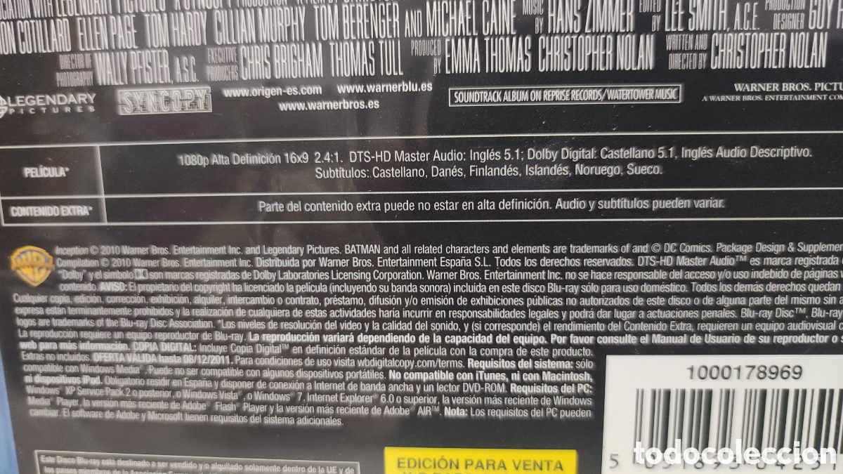 Cine: Blu-ray Origen Blu-ray. - Foto 4