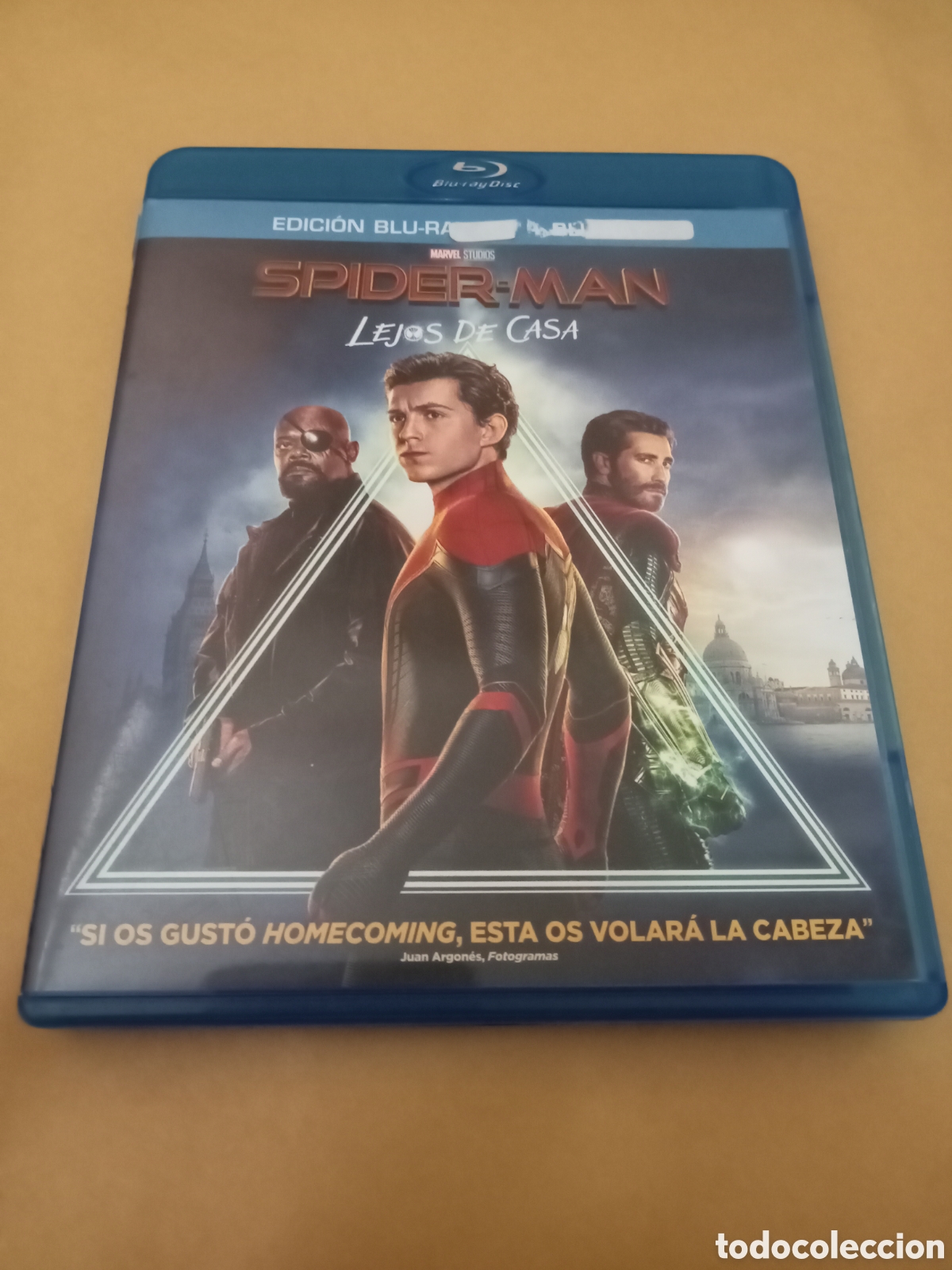 Blu-ray. Spider-man. Lejos de casa. Solo Blu-ray.