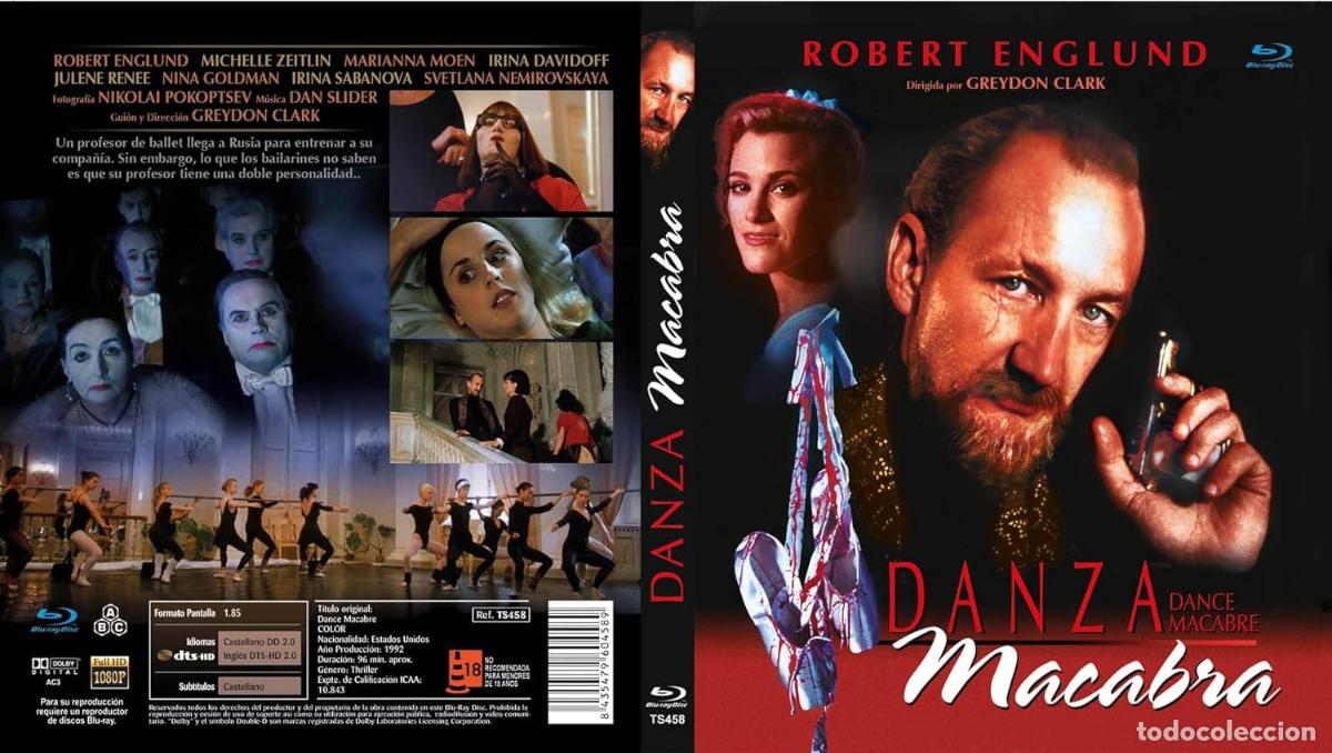 Cine: DANZA MACABRA 1992 BD - NUEVO - Foto 2