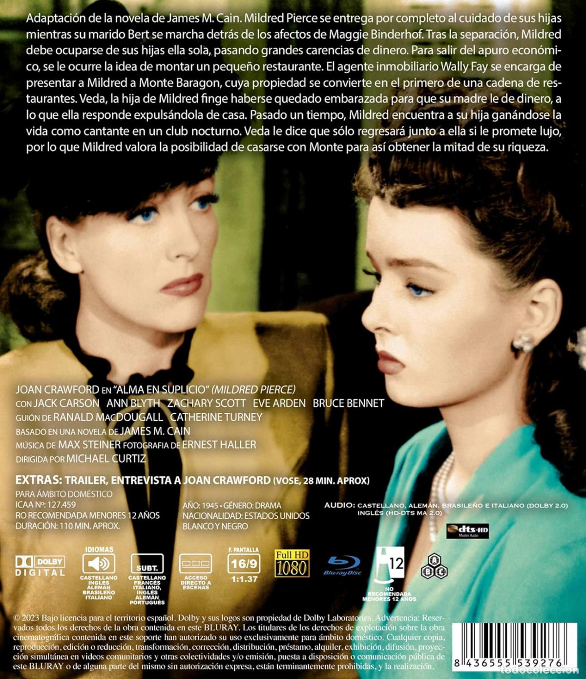 Cine: Alma en Suplicio BD - NUEVO - Foto 2