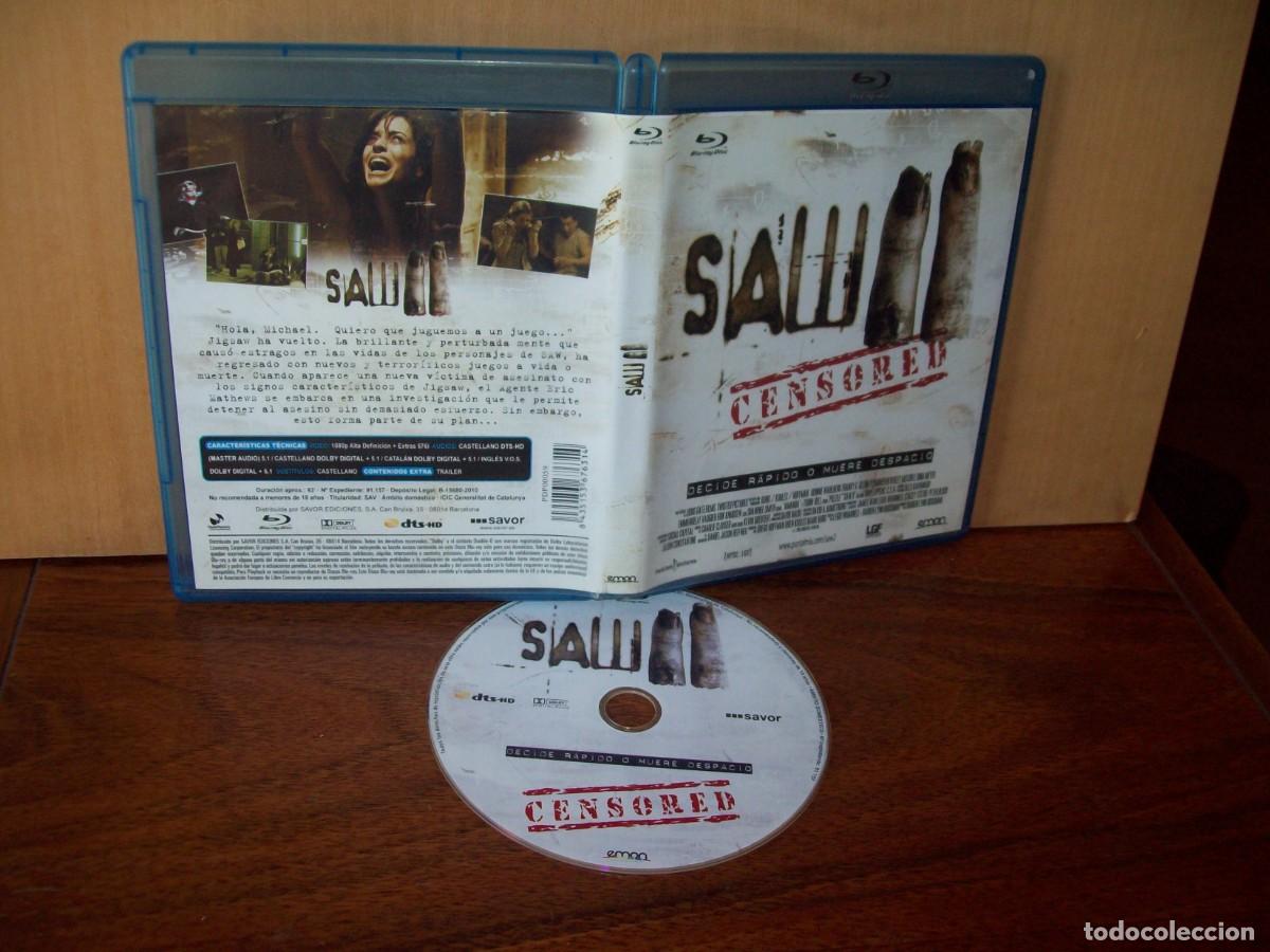 Cine: SAW II CENSORED (DECIDE RAPIDO, O MUERE DESPACIO - DIRIGIDA POR DARREN LYNN - BLU-RAY