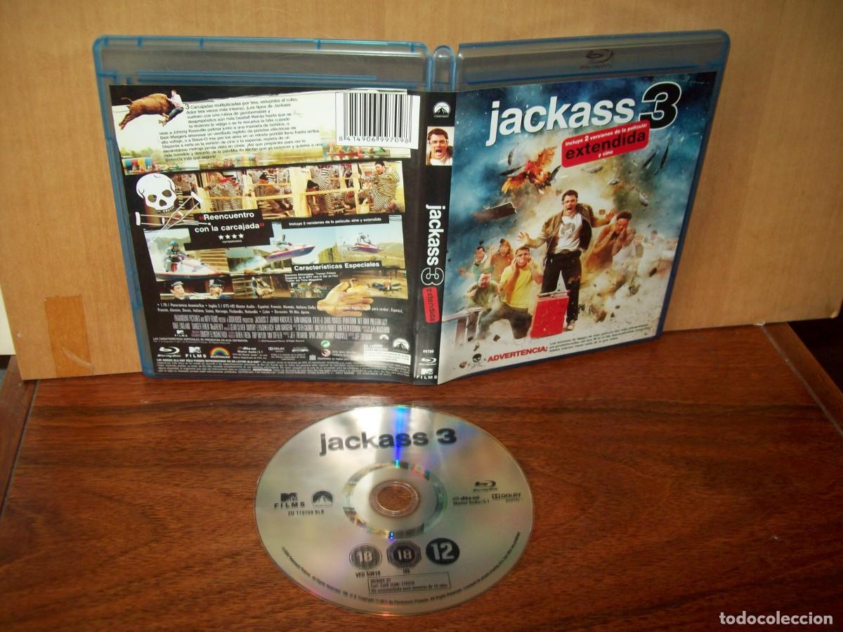 Cine: JACKASS 3 -INCLUYE 2 VERSIONES DE LA PELICULA EXTENDIDA - DIRIGE JEFF TREMAINE - BLU-RAY