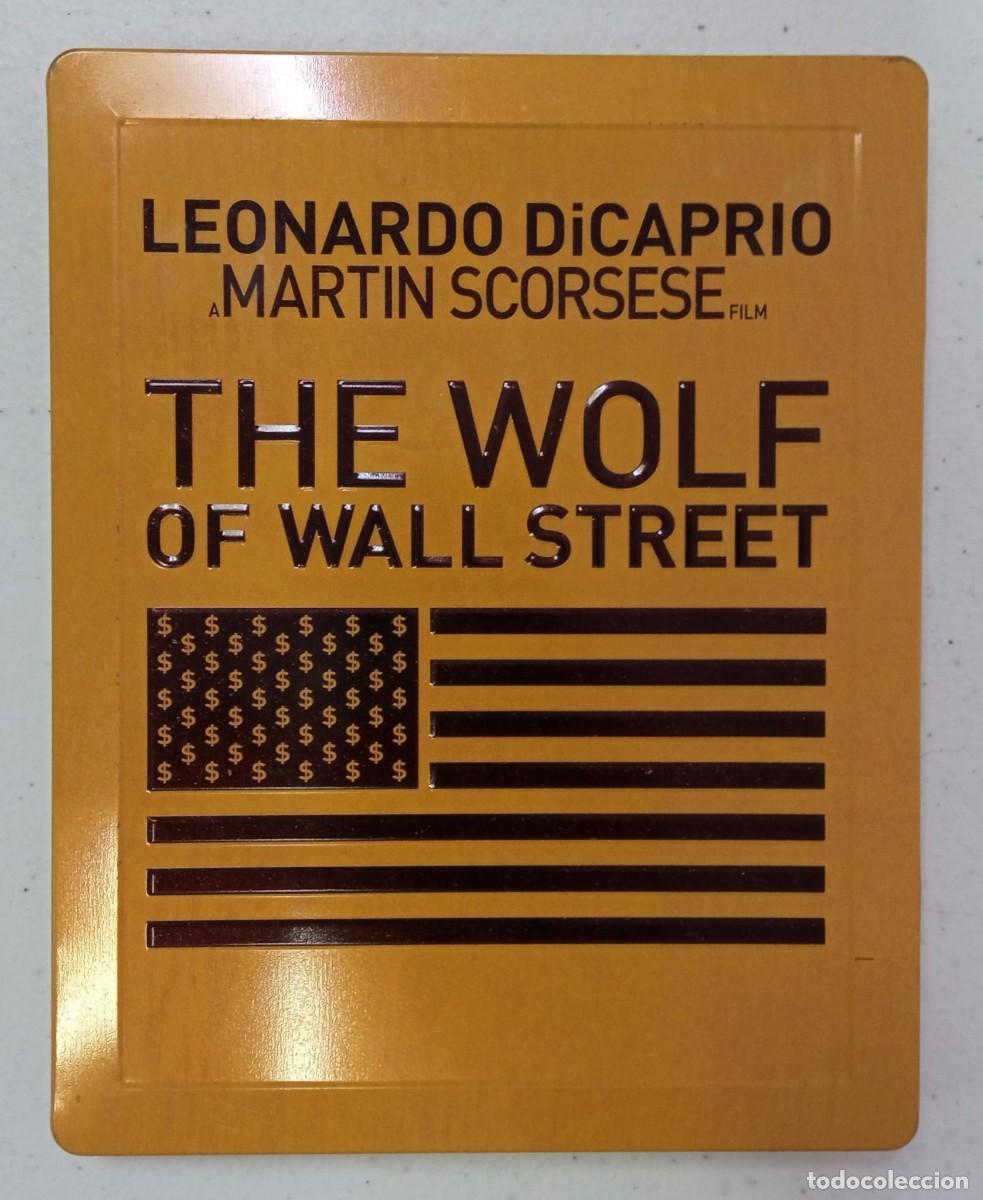 Cine: EL LOBO DE WALL STREET (2013 SCORSESE / DICAPRIO)(BLU RAY METALICA STEELBOOK ED. ESPA&Ntilde;A) - USADO
