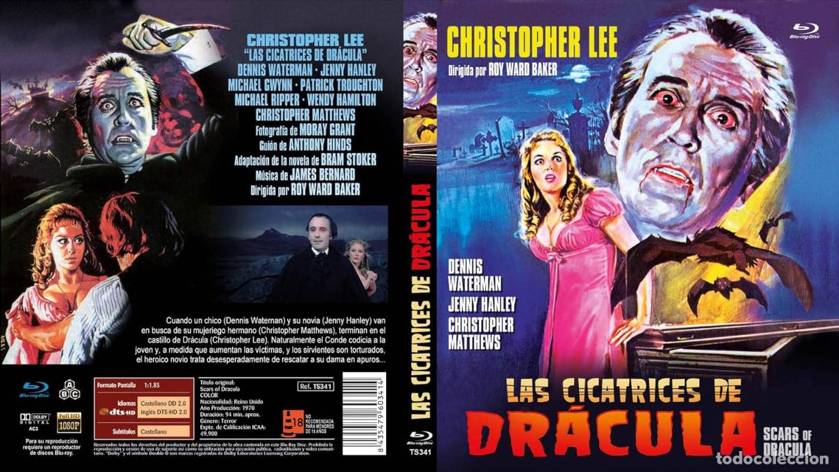 Cine: LAS CICATRICES DE DRACULA BD - NUEVO - Foto 2