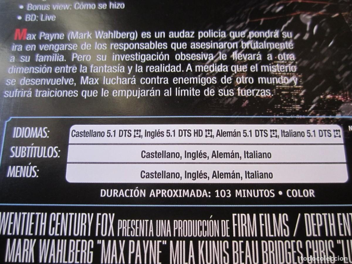 Cine: Max Payne (Blu-ray Disc BR) - Foto 4