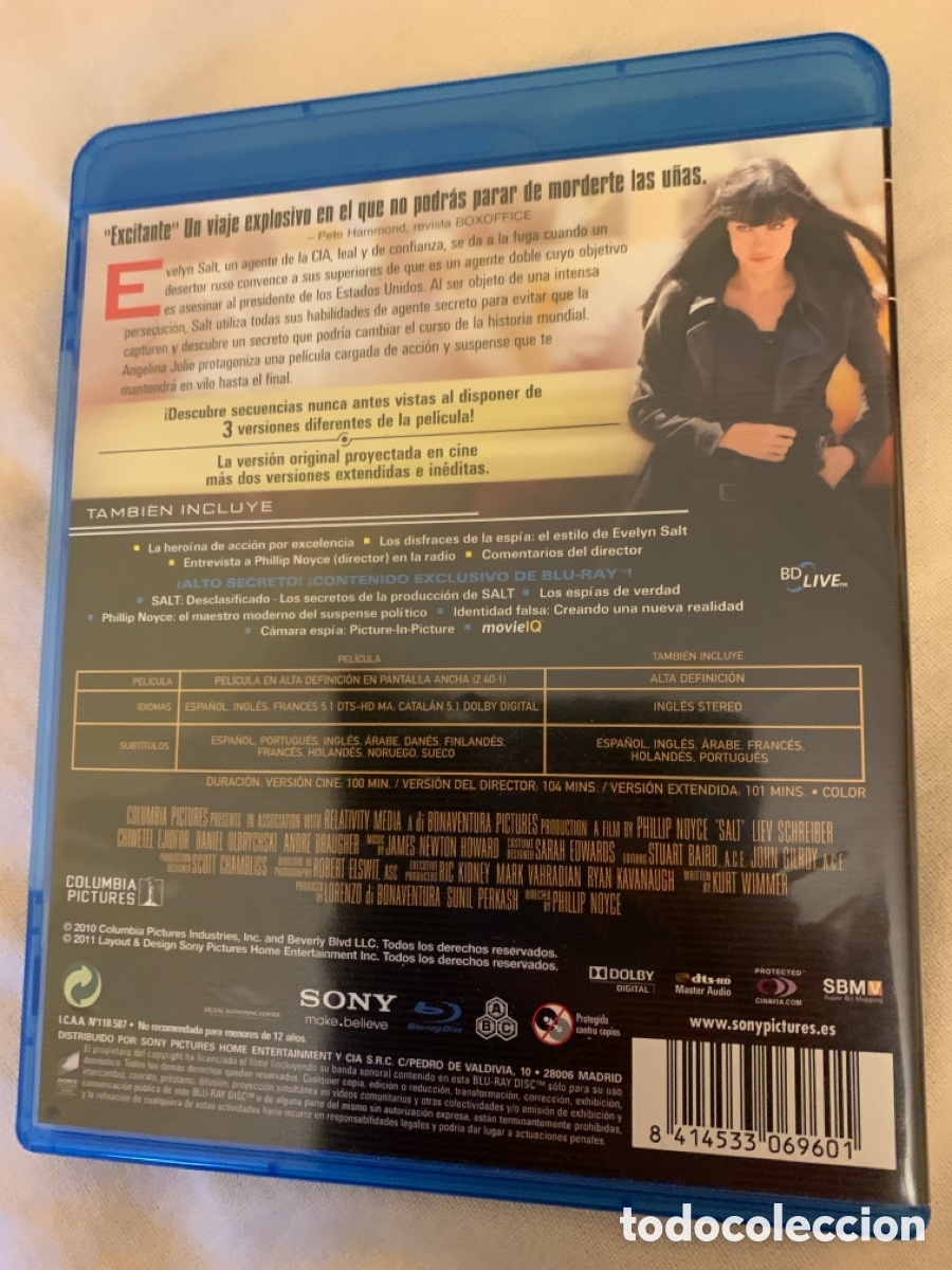 Cine: Salt bluray edici&oacute;n extendida - Foto 2