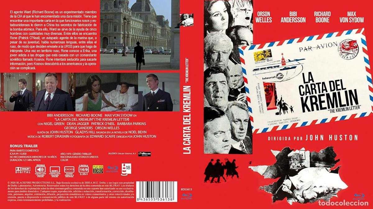 Cine: LA CARTA DEL KREMLIN BD - NUEVO - Foto 2