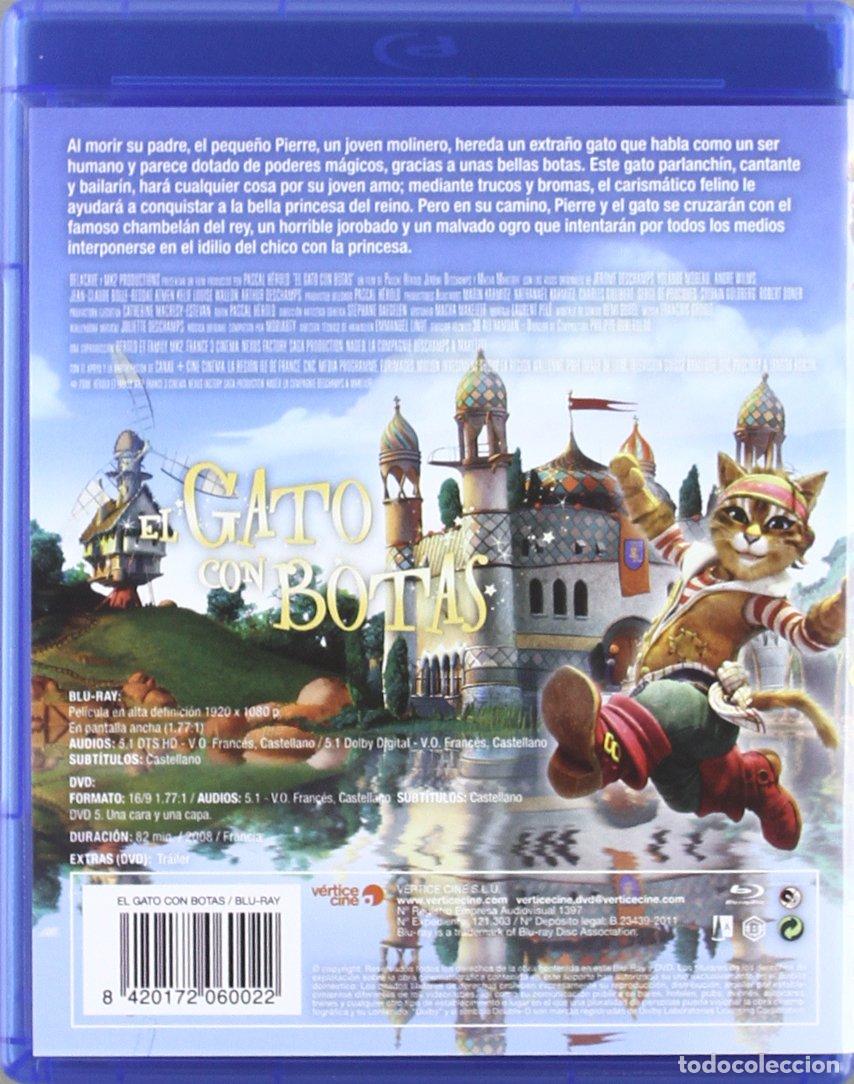 Cine: EL GATO CON BOTAS COMBO (BD+DVD) - NUEVO - Foto 2