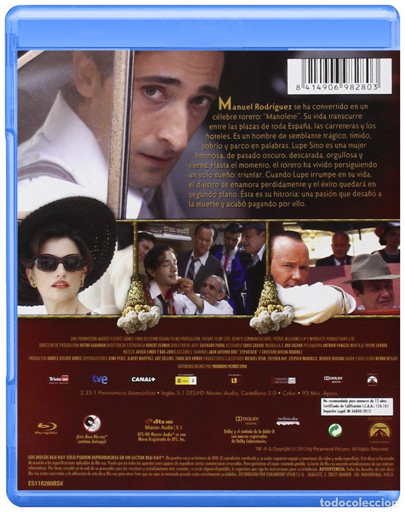 Cine: Manolete BD - NUEVO - Foto 2