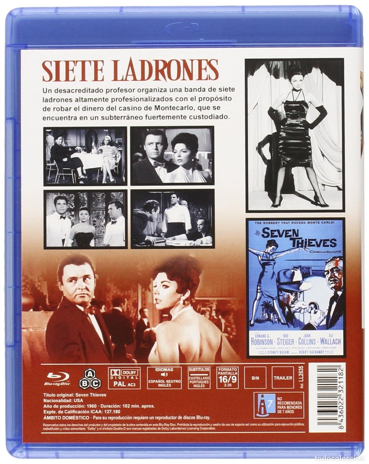 Cine: SIETE LADRONES BD - NUEVO - Foto 2
