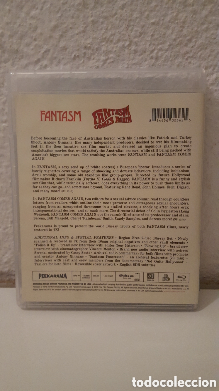 bluray - fantasm / fantasm comes again - 1976 / - Buy Blu-Ray Disc movies  on todocoleccion