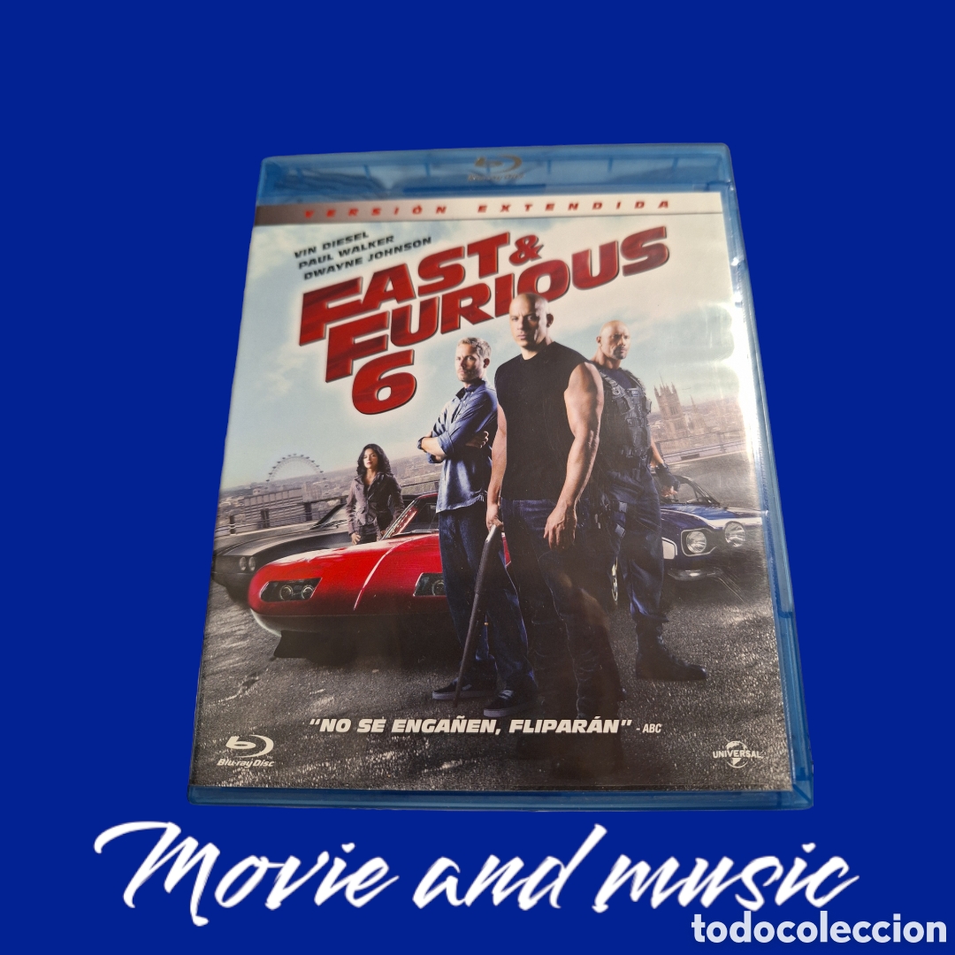 Cinema: BRS8 a todo gas 6 BLURAY SEGUNDAMANO