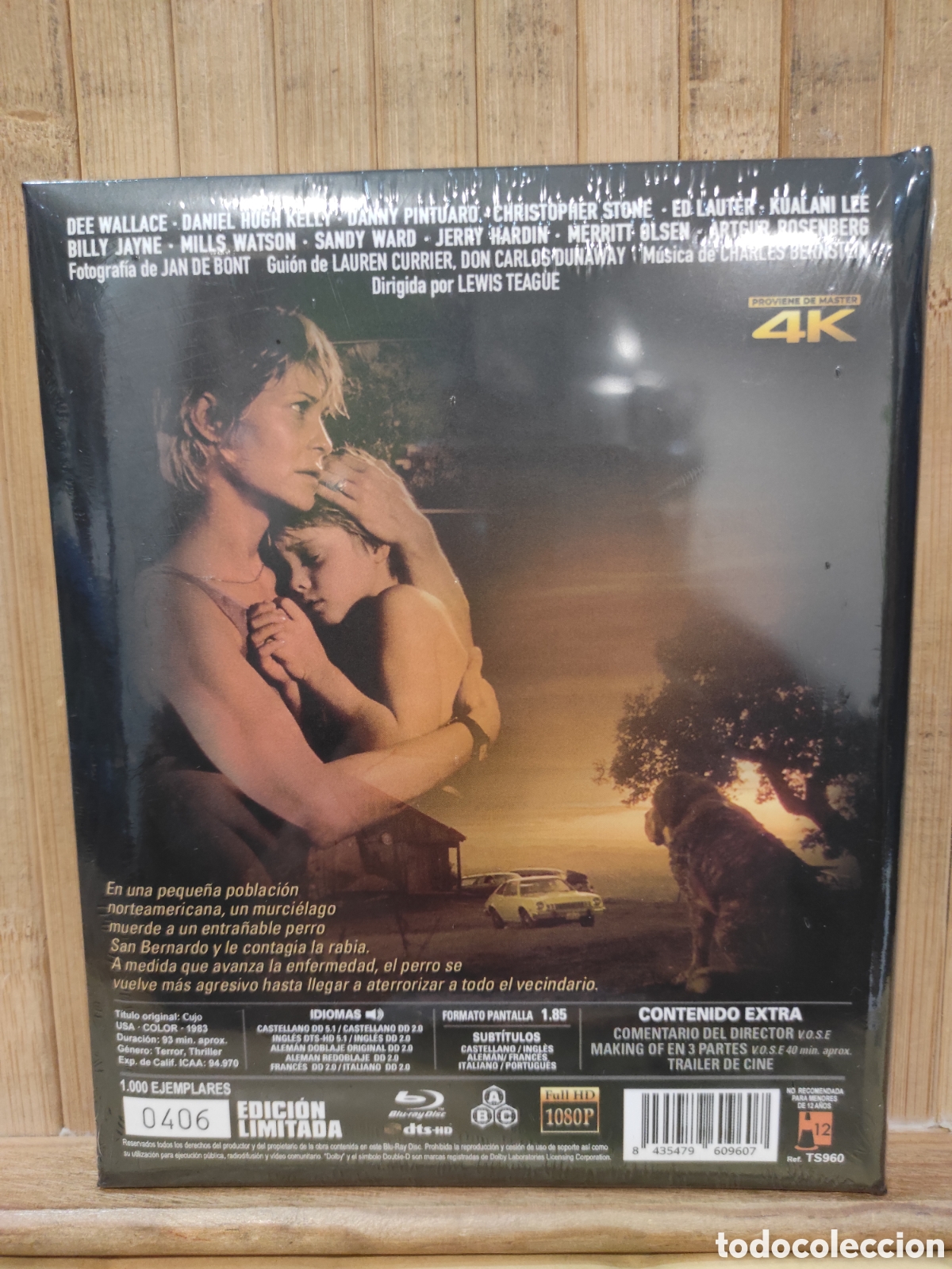 Cine: CUJO- (Stephen King) - BLU-RAY EDICION LIMITADA-PREC - Foto 2