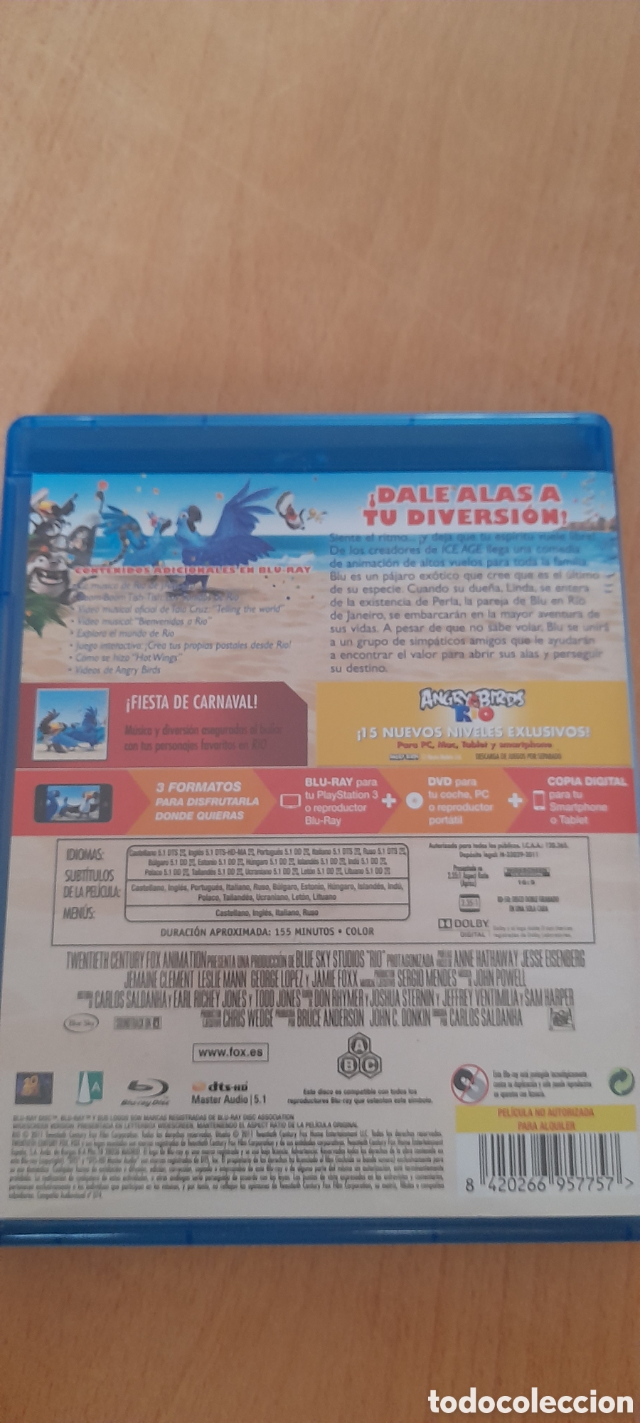 Cine: Blu Ray R&iacute;o m&aacute;s copia digital - Foto 2