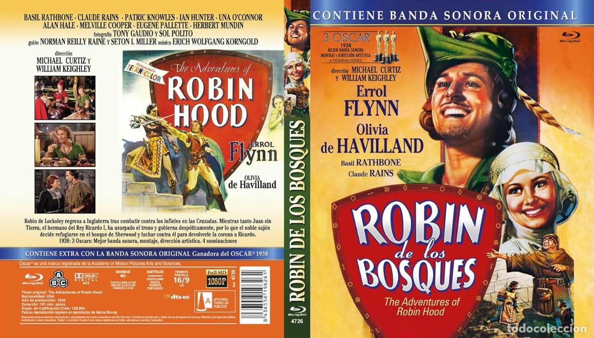 Cine: ROBIN DE LOS BOSQUES BD - NUEVO - Foto 2