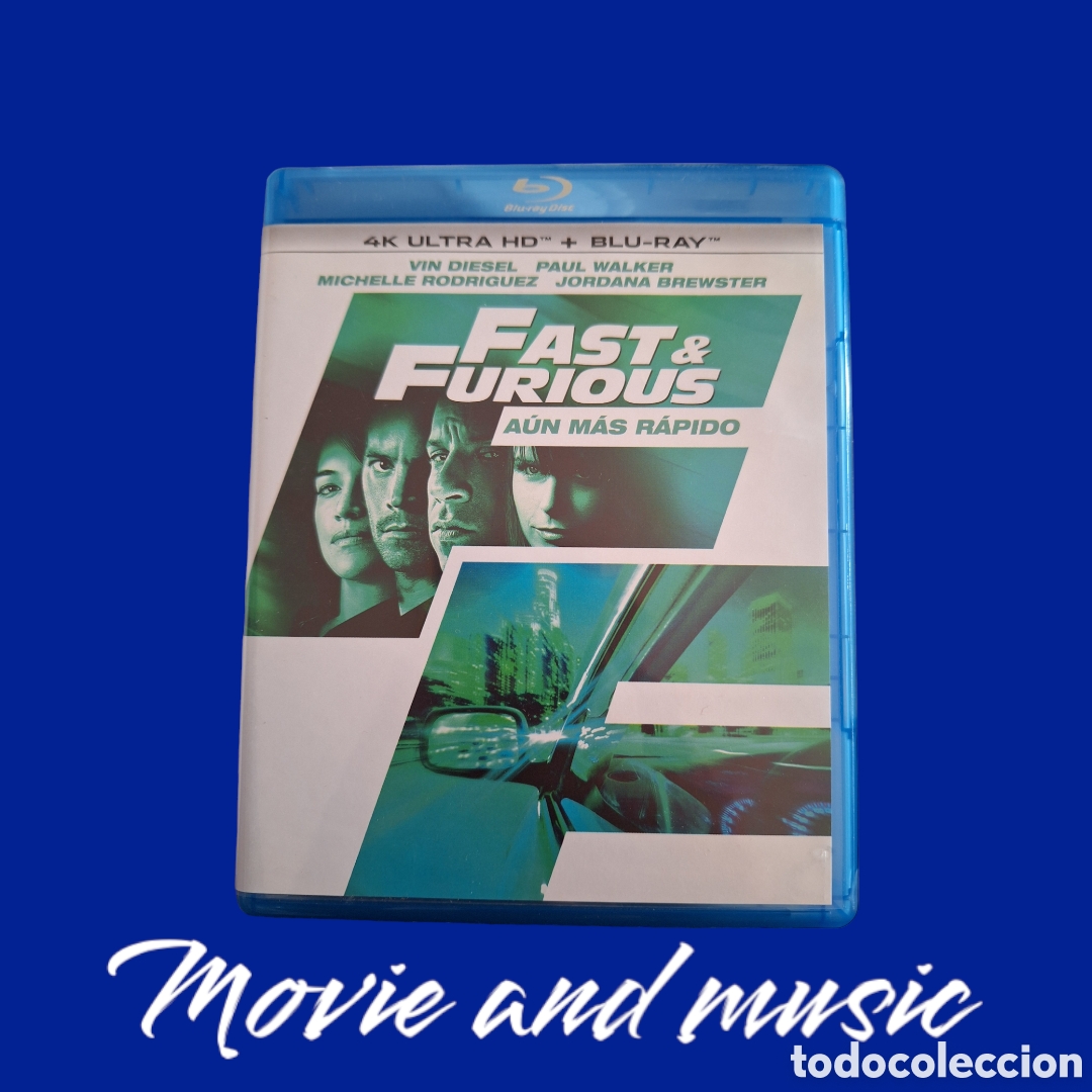Kino: BRS36 fast & furious a&uacute;n m&aacute;s r&aacute;pido SOLO DISCO BLURAY SEGUNDAMANO