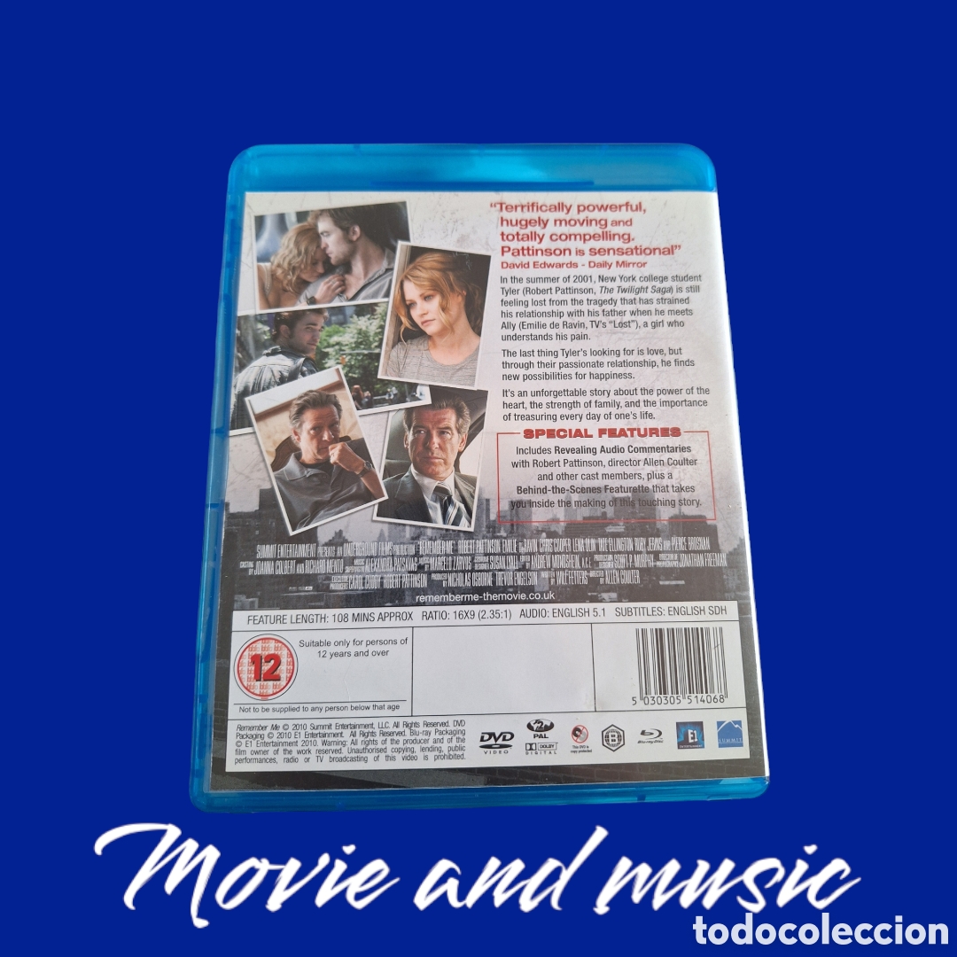 Cine: BRS99 remember me BLURAY SIN CASTELLANO - Foto 2