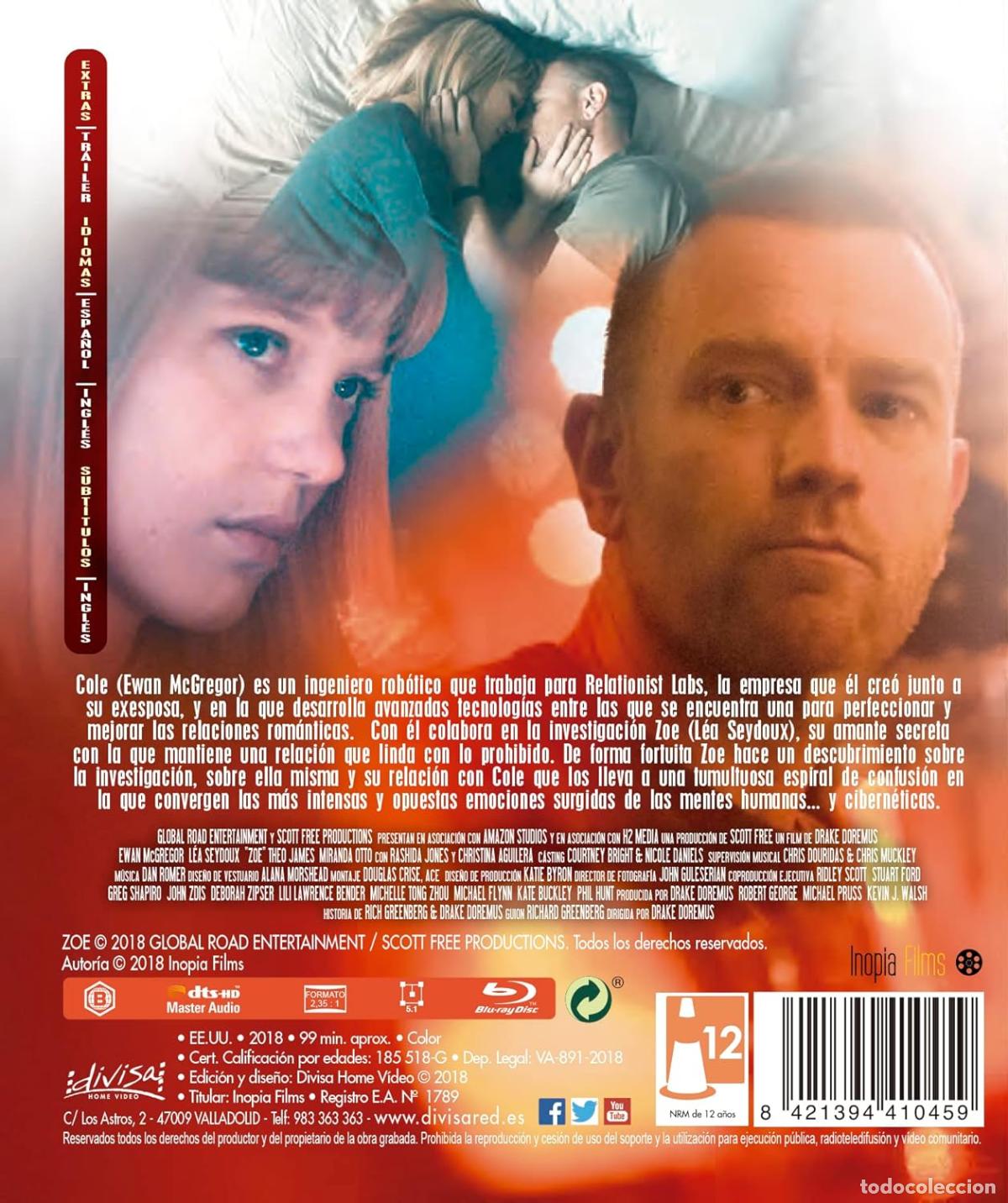 Cine: ZOE BLU-RAY - NUEVO PRECINTADO - Foto 2