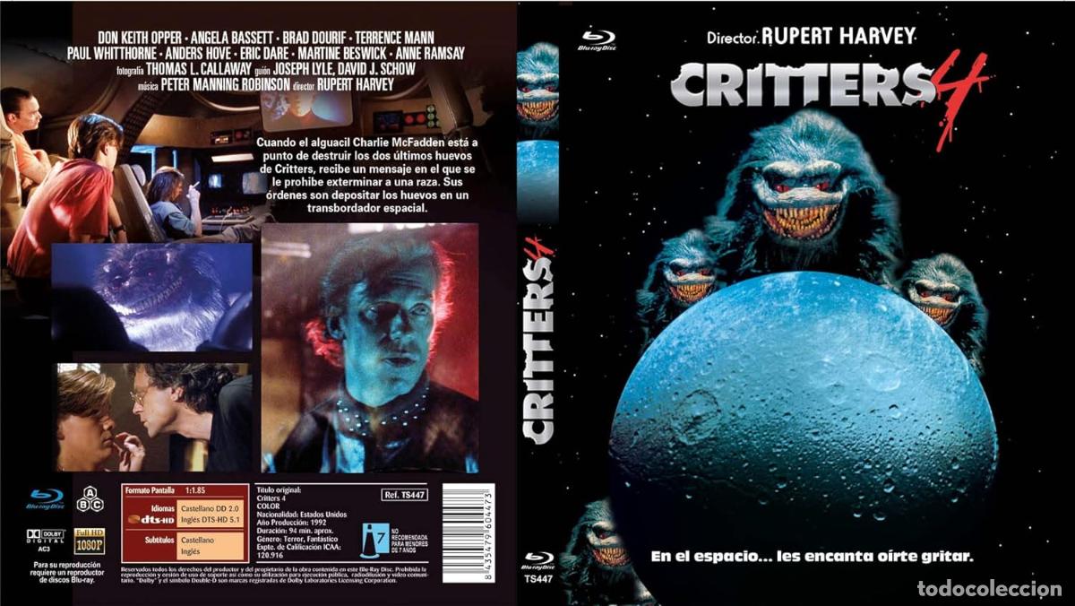Cine: CRITTERS 4 BD - NUEVO - Foto 1