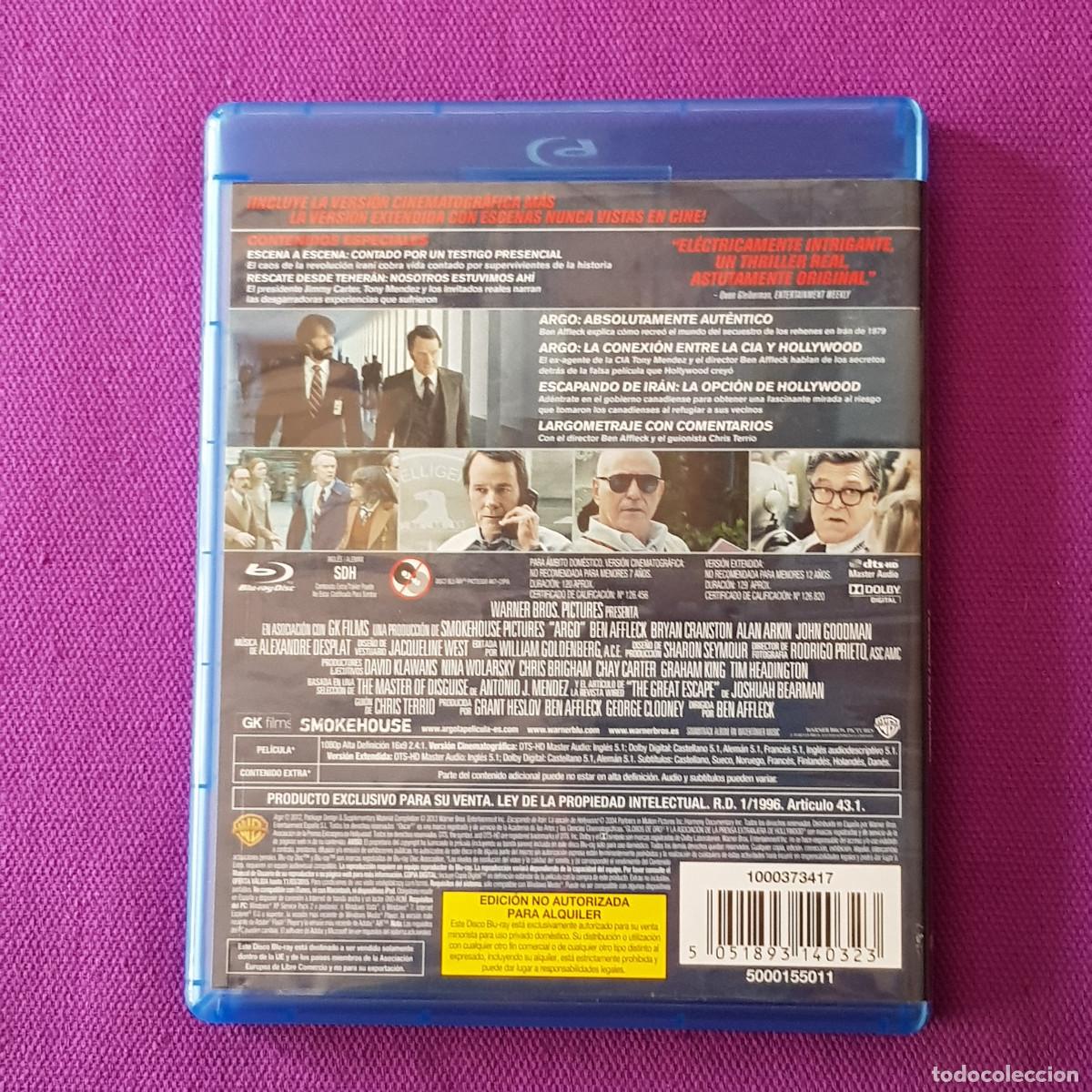 Cine: Argo (Versi&oacute;n Extendida) - Blu-ray - Foto 3