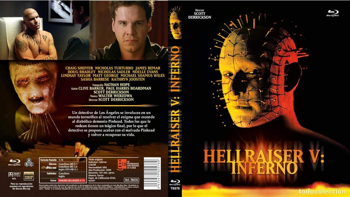 Cine: HELLRAISER V INFIERNO BD - NUEVO - Foto 2