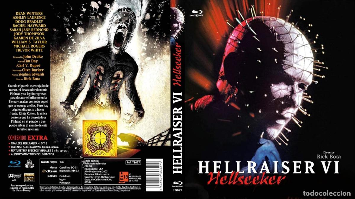 Cine: HELLRAISER VI BD - NUEVO - Foto 2