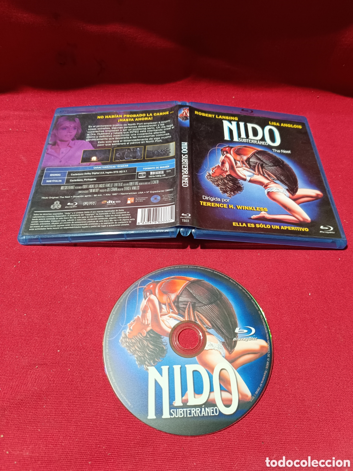 Cine: BLU RAY DISC NIDO SUBTERR&Aacute;NEO