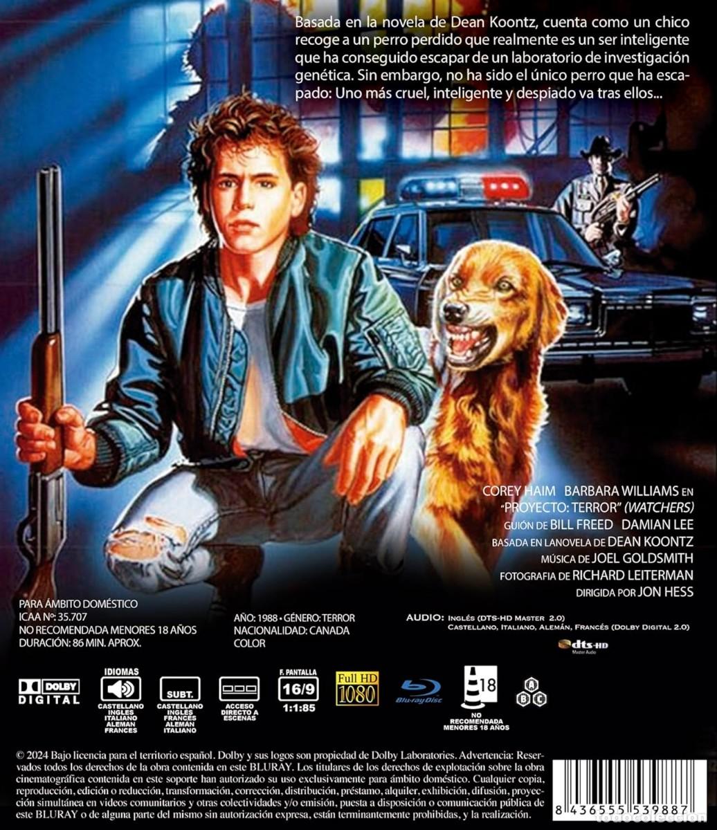 Cine: Proyecto: Terror BD 1988 Watchers - Foto 2