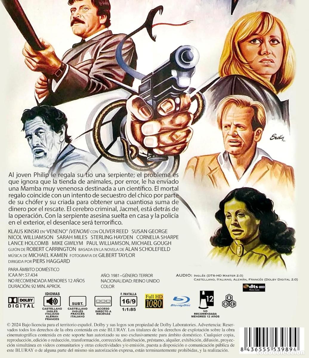 Cine: Veneno BD 1981 Venom - Foto 2