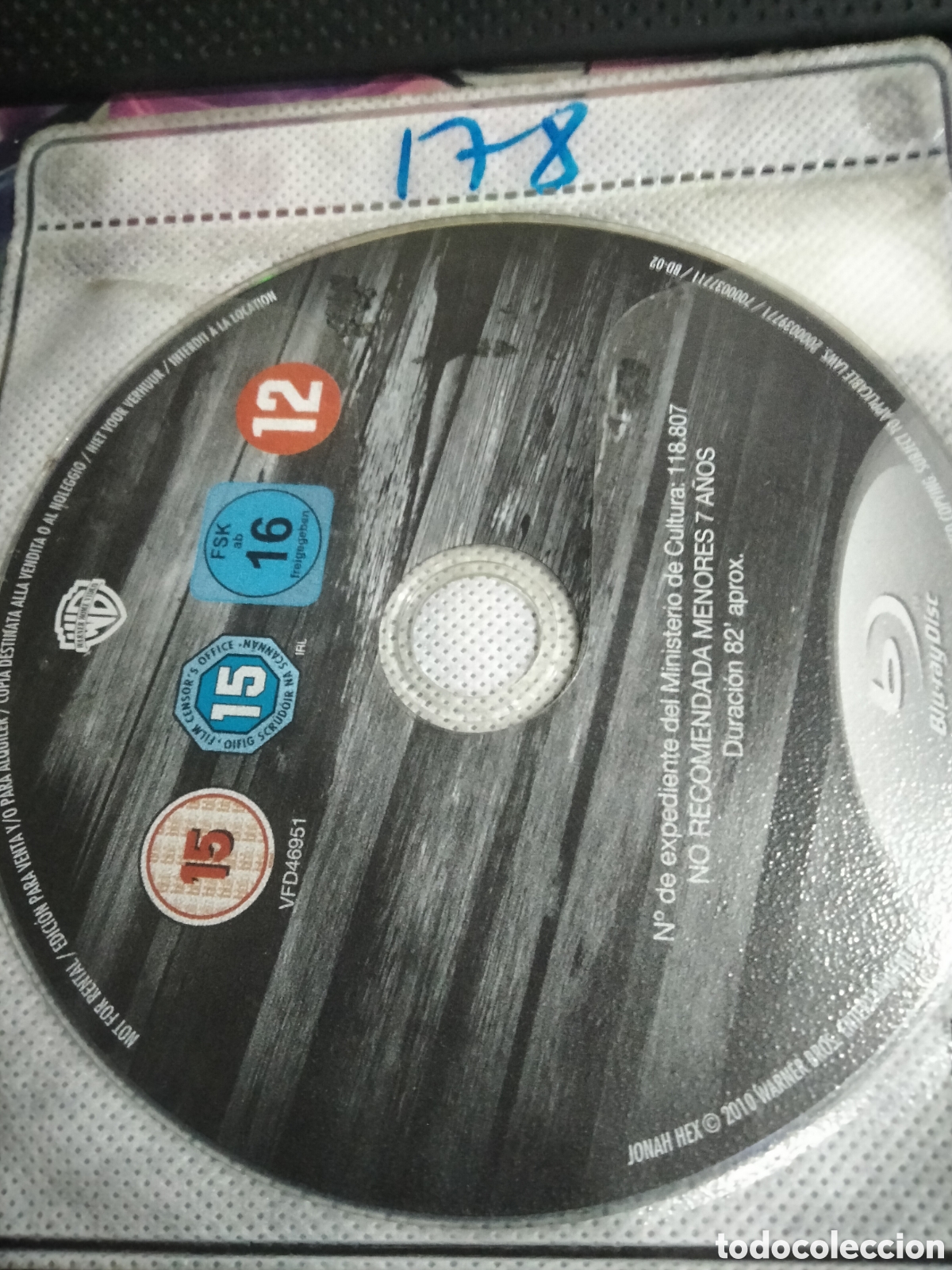 Cine: Jonah hex Bluray 178 (disco solo)