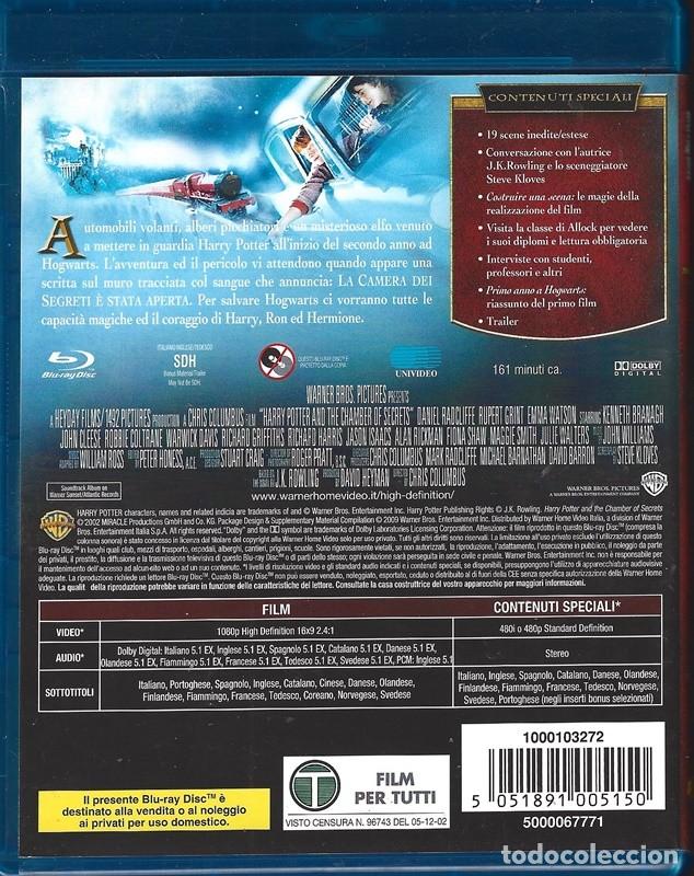 Cine: HARRY POTTER E LA CAMERA DEL SECRETI (BLU-RAY) - Foto 2