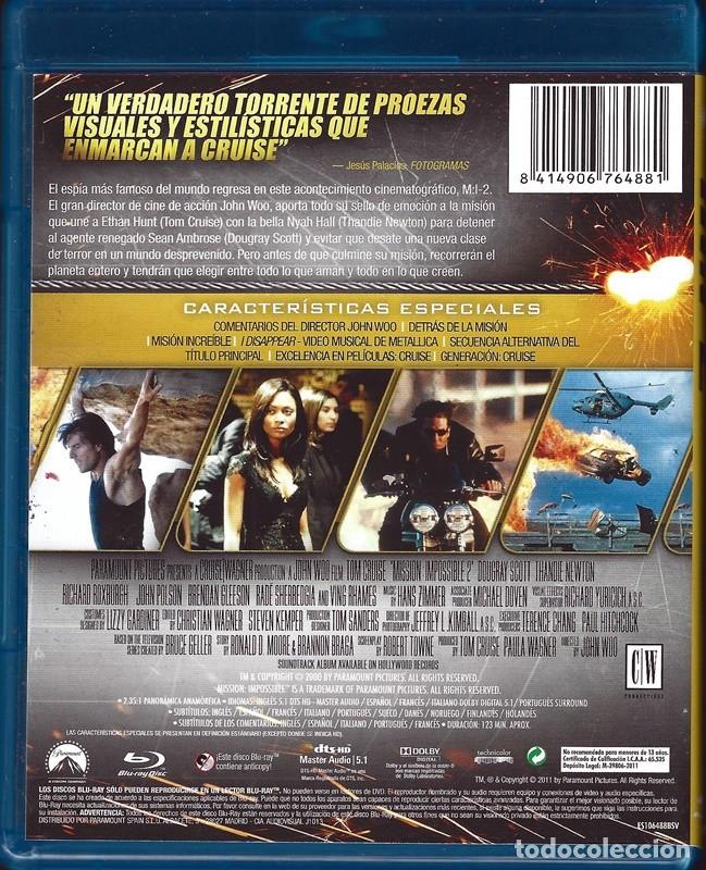 Cine: MISSION: IMPOSSIBLE 2 TOM CRUISE (BLU-RAY) - Foto 2