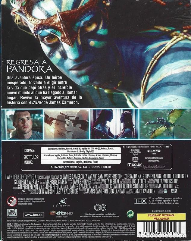 Cine: AVATAR JAMES CAMERON (BLU-RAY + DVD) - Foto 2