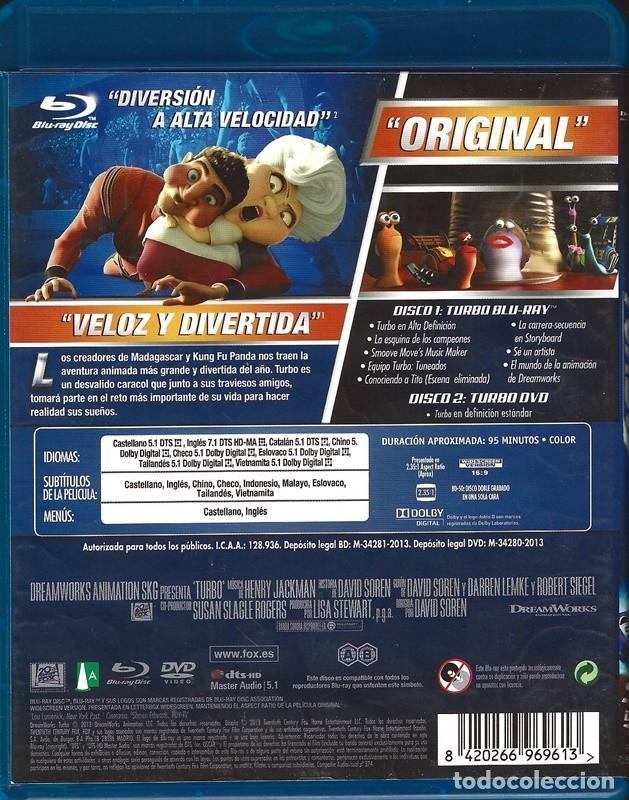 Cine: TURBO (BLU-RAY + DVD) - Foto 2