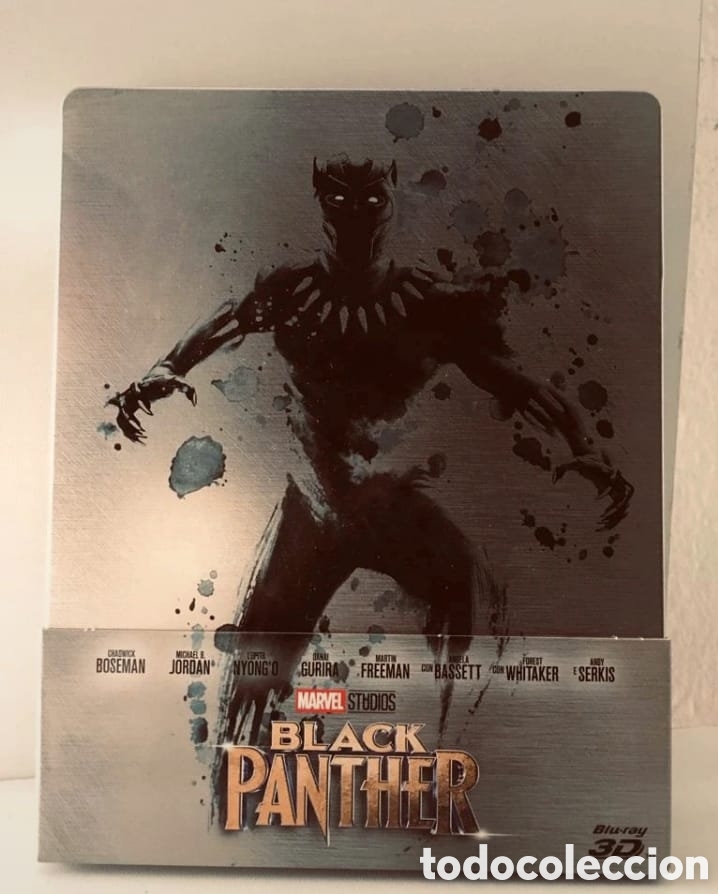 Cine: Black Panther Steelbook Black Panther edici&oacute;n met&aacute;lica