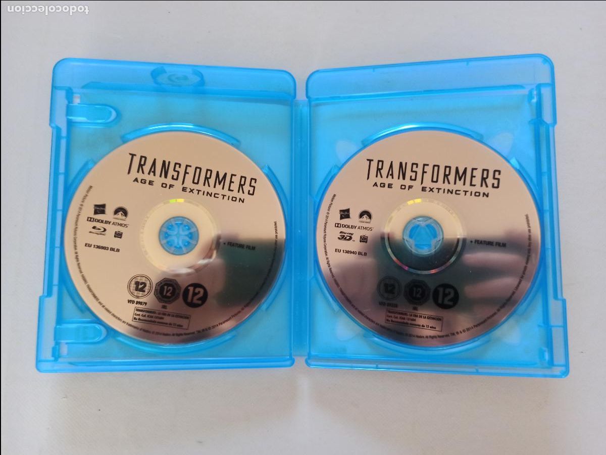Cine: BLU-RAY 3D + BLU-RAY TRANSFORMERS - LA ERA DE LA EXTINCION - 2 DISCOS (028) - Foto 2