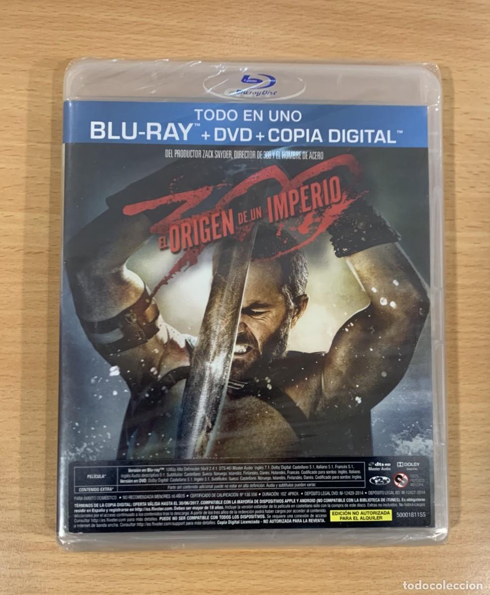 Cinema: COMBO BLU-RAY + DVD CINE DE &Eacute;PICO DE ACCI&Oacute;N - 300: EL OR&Iacute;GEN DE UN IMPERIO (2014). PRECINTADO