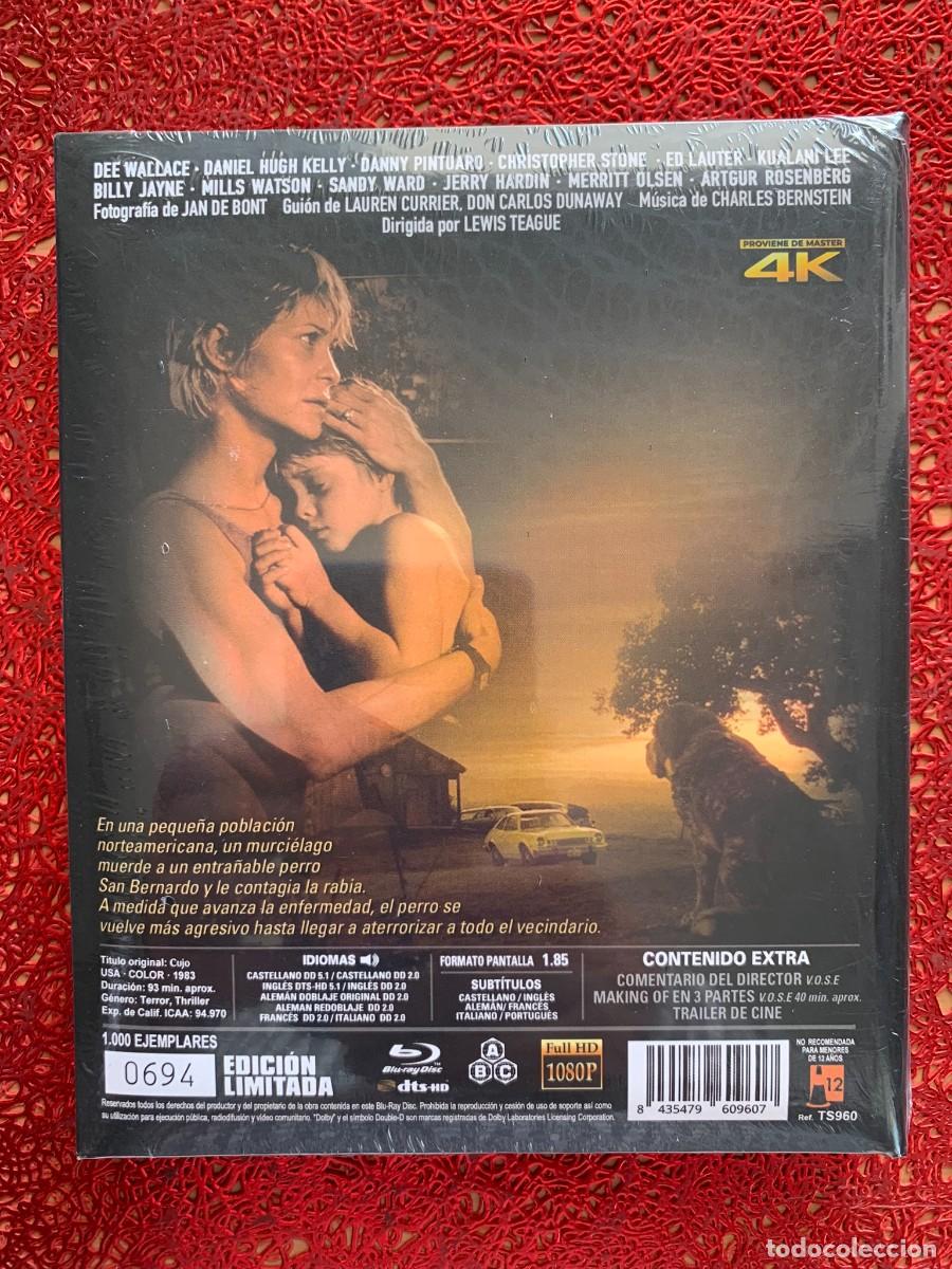Cine: CUJO - EDICION COLECCIONISTA BLU RAY PRECINTADA - Foto 2