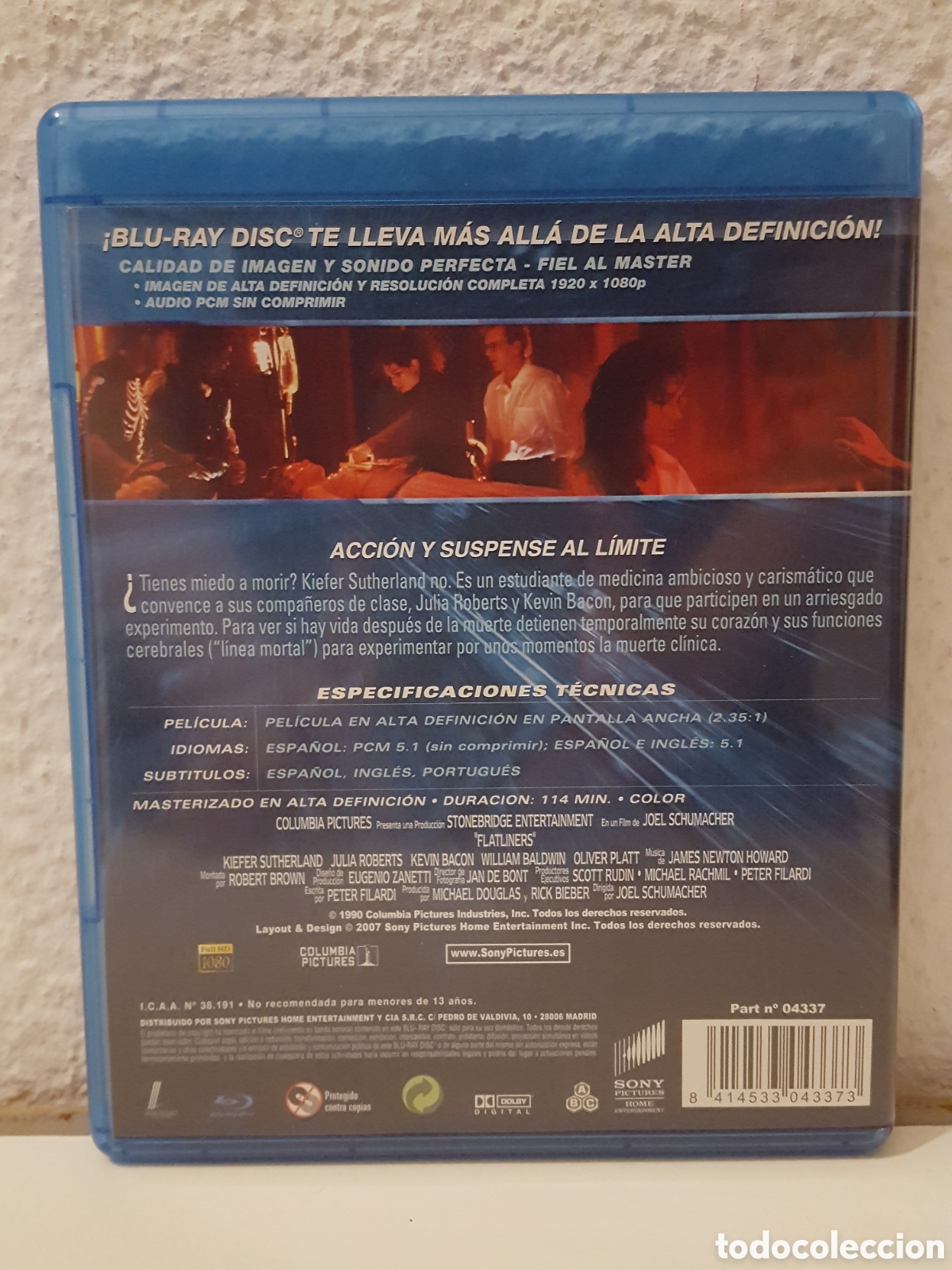 blu-ray - linea mortal - flatliners - kiefer su - Compra venta en  todocoleccion