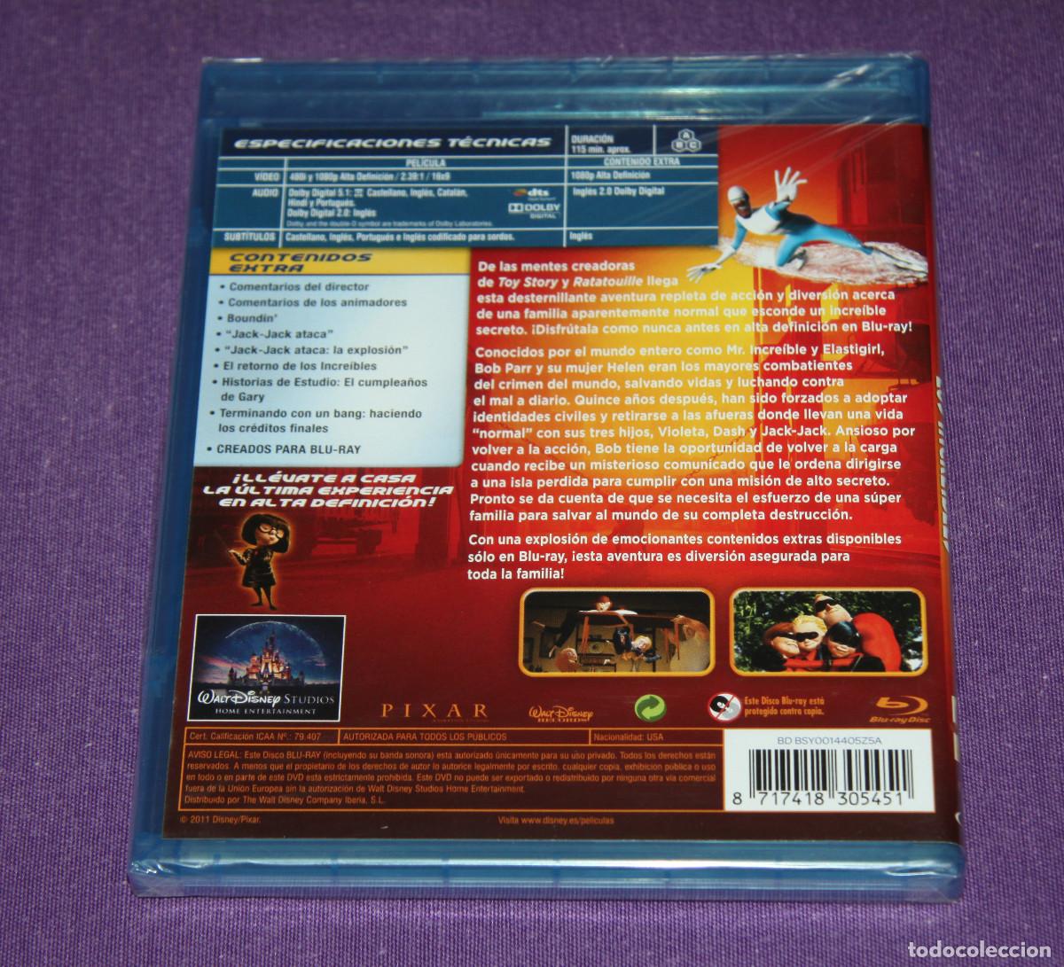Cine: Los Incre&iacute;bles - Blu-ray - Foto 2