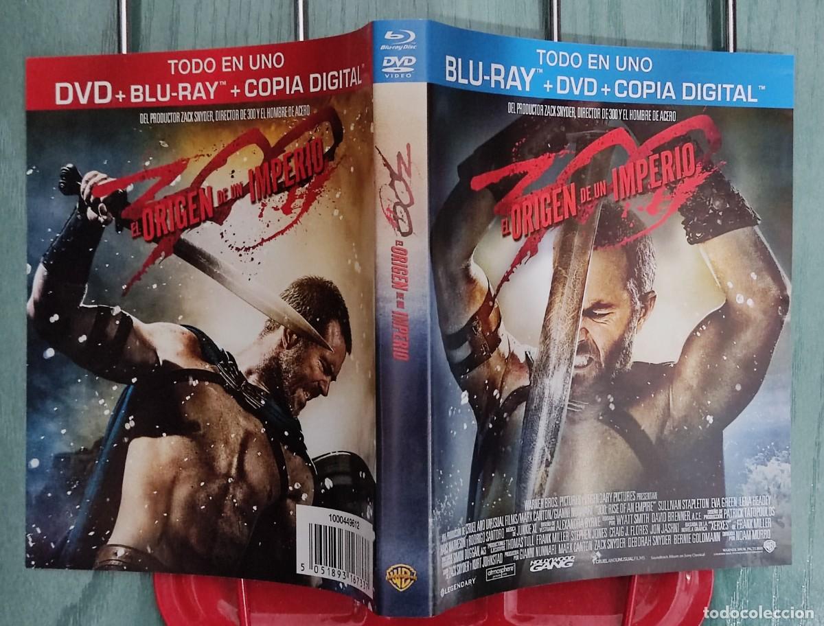 Cinema: Caratula Blu ray 300 El origen de un imperio (SIN DISCO)