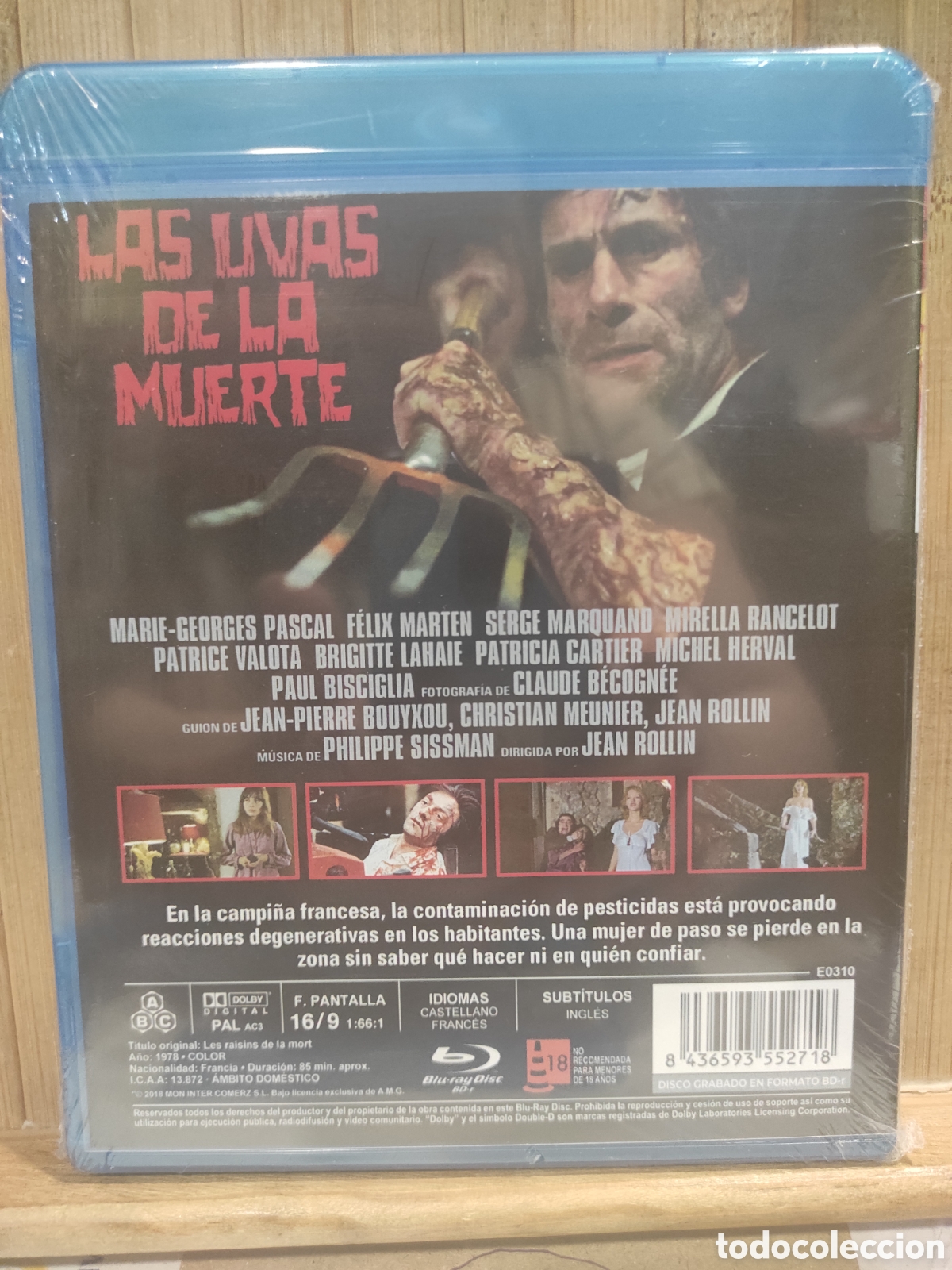 Cine: LAS UVAS DE LA MUERTE - BLU-RAY PRECINTADO - Foto 2