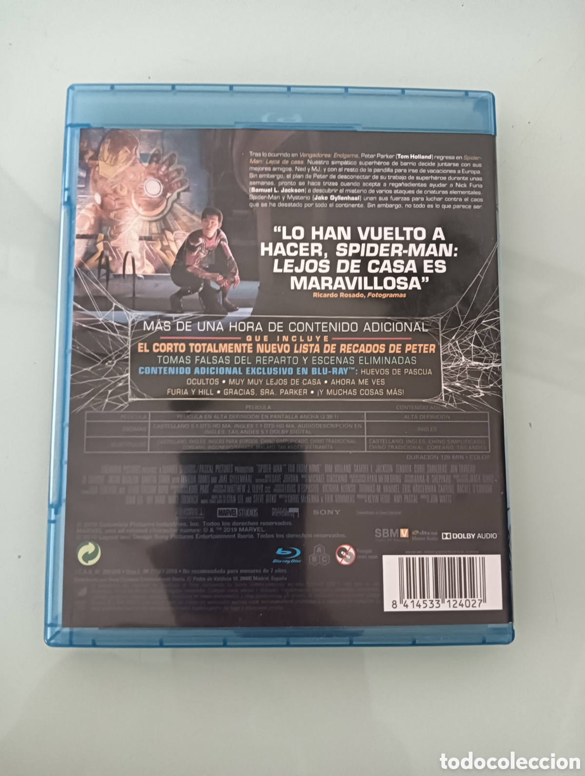 spider-man lejos de casa bluray blu-ray spiderm - Compra venta en  todocoleccion