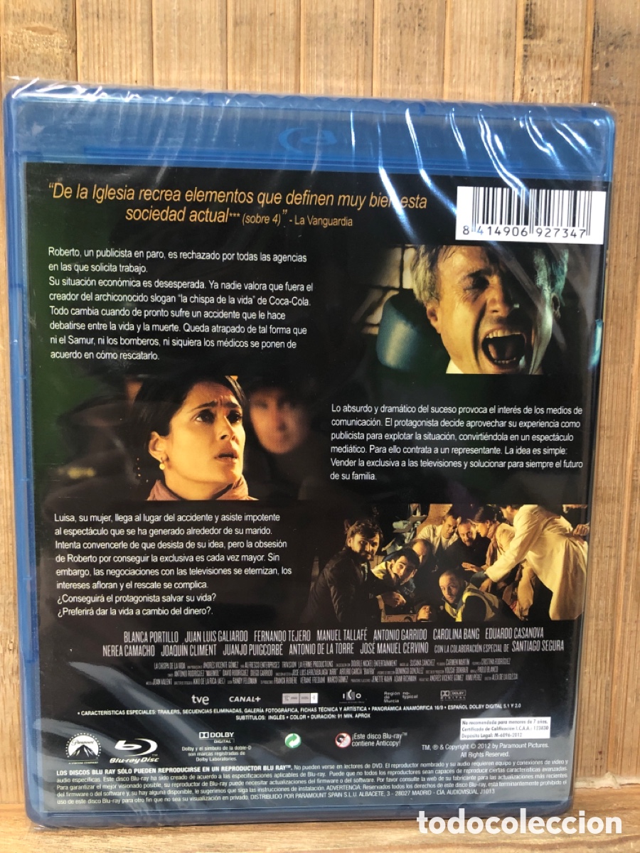 Cine: La Chispa de la vida BLURAY - Precintado - - Foto 2