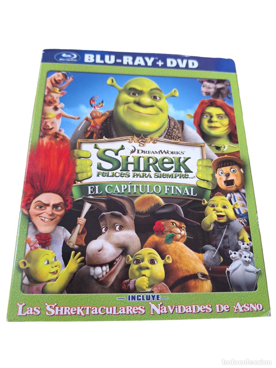 Cinema: BRS14 shrek felices para siempre el capitulo final BLURAY SEGUNDAMANO
