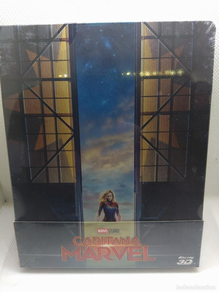 Cine: CAPITANA MARVEL EDICION METALICA STEELBOOK BLU RAY 3D + BLU RAY PRECINTADA , LEER DESCRIPCION