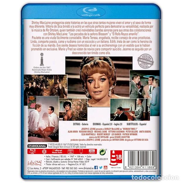 Cine: 7 VECES MUJER Bluray (Comedia) PRECINTADA - Foto 2